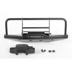 RC4WD 1/18 Front Winch Bumper with Winch, Black: Gelande II BlackJack RTR