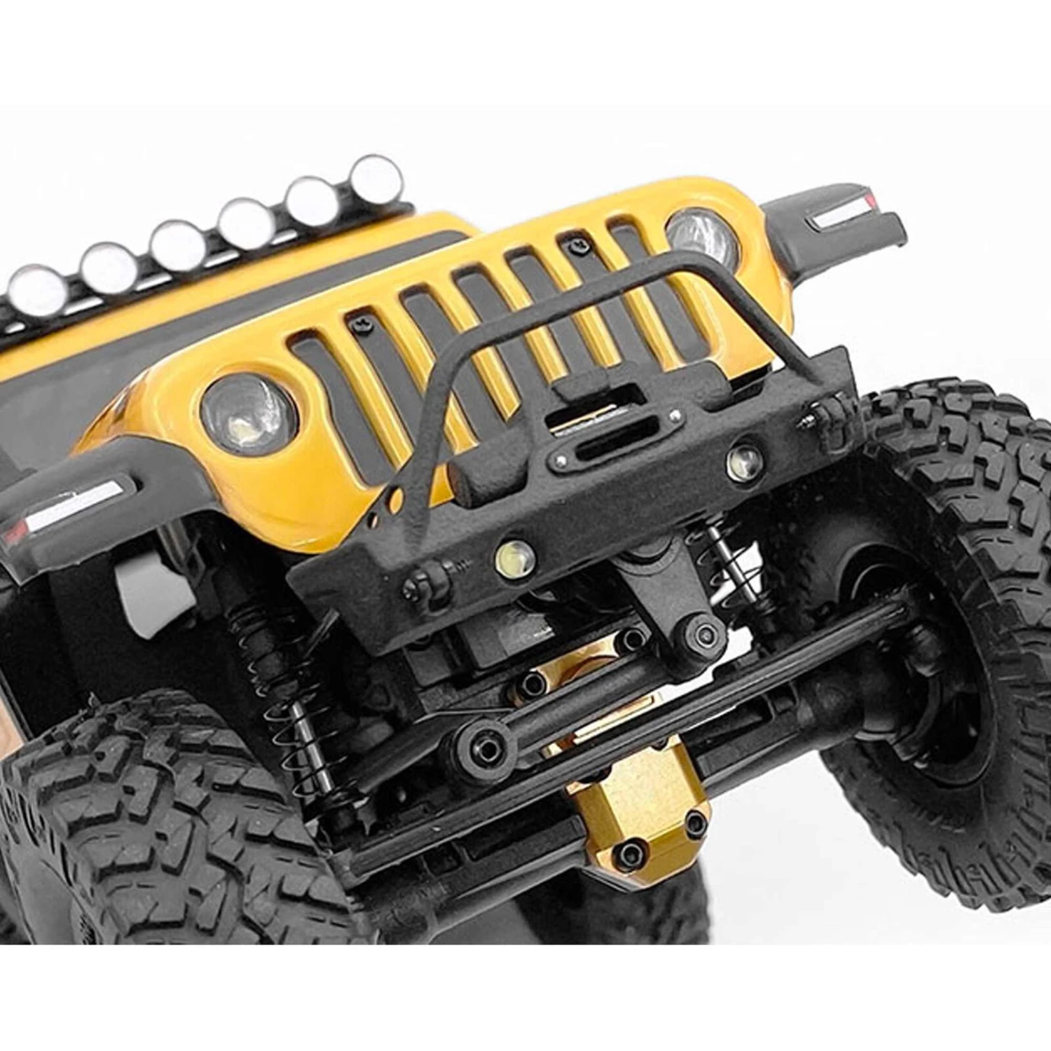 RC4WD Front Bumper with Winch: SCX24 JLU - Image 7