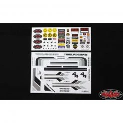 RC4WD Complete Graphic Decal Set Mojave II 2 4 Door Body