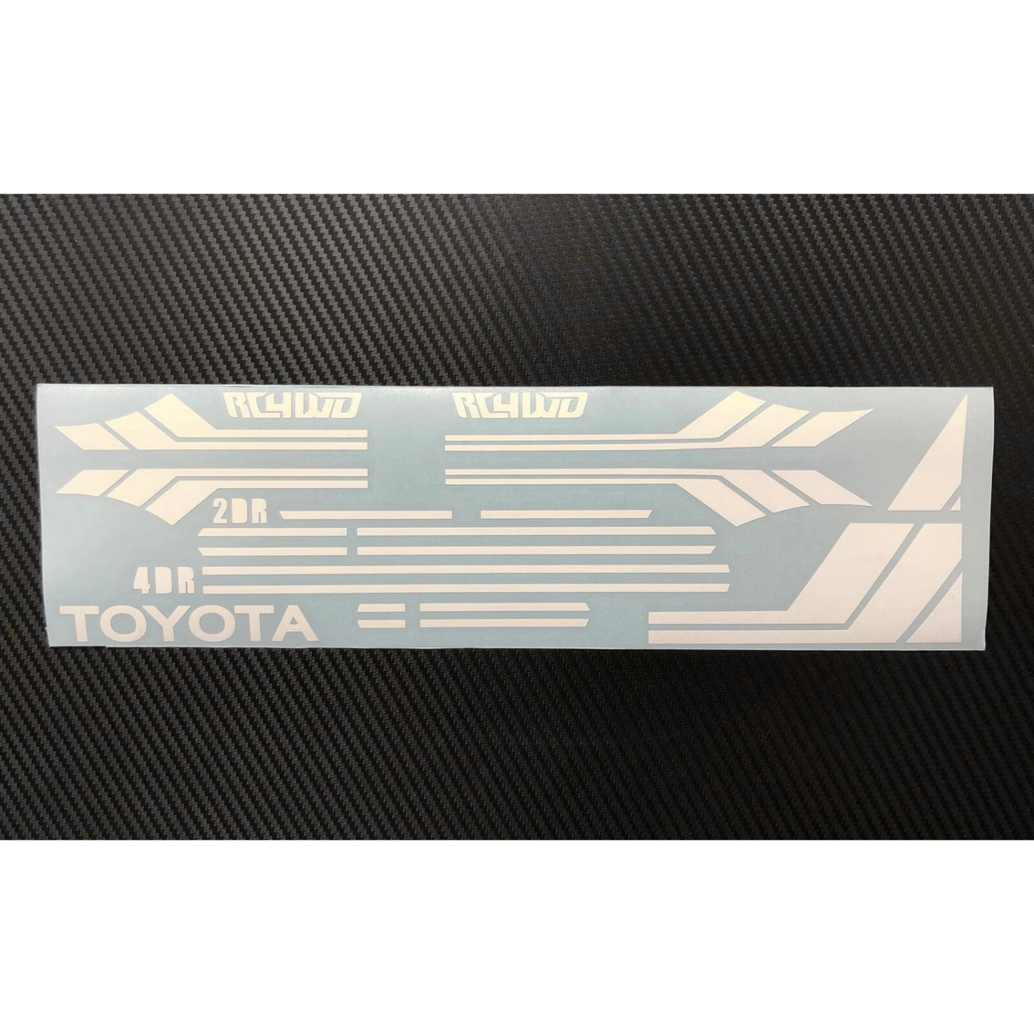 RC4WD Clean Stripes Mojave II 2 4 Door Decal White