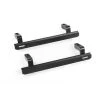 RC4WD Tough Armor Slim-Line CNC Sliders, Black: TRX-4
