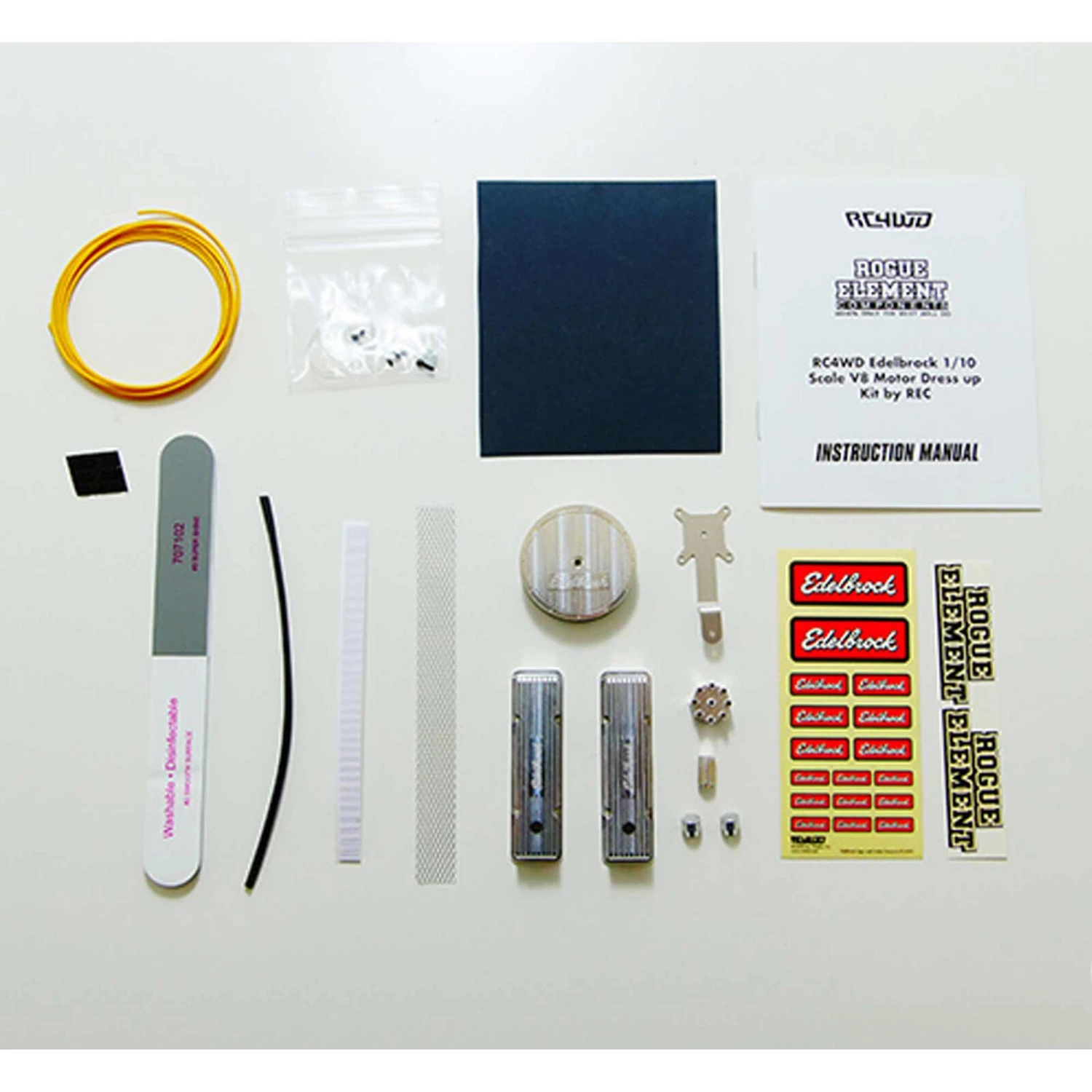 RC4WD Edelbrock V8 Motor Dress Up Kit: 1/10 (LIMITED EDITION) - Image 11