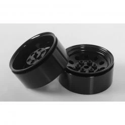 RC4WD Pro10 1.9 Steel Stamped Beadlock Wheel Black (4)