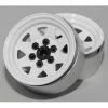 RC4WD 6 Lug Wagon 1.9 Stamped Beadlock Wheels, White (2)