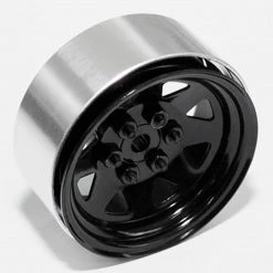 RC4WD 6 Lug Wagon 1.9 Stamped Beadlock Wheels, Black (2)
