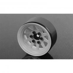 RC4WD OEM Stamped Steel 1.9 Beadlock Wheel, White (4)