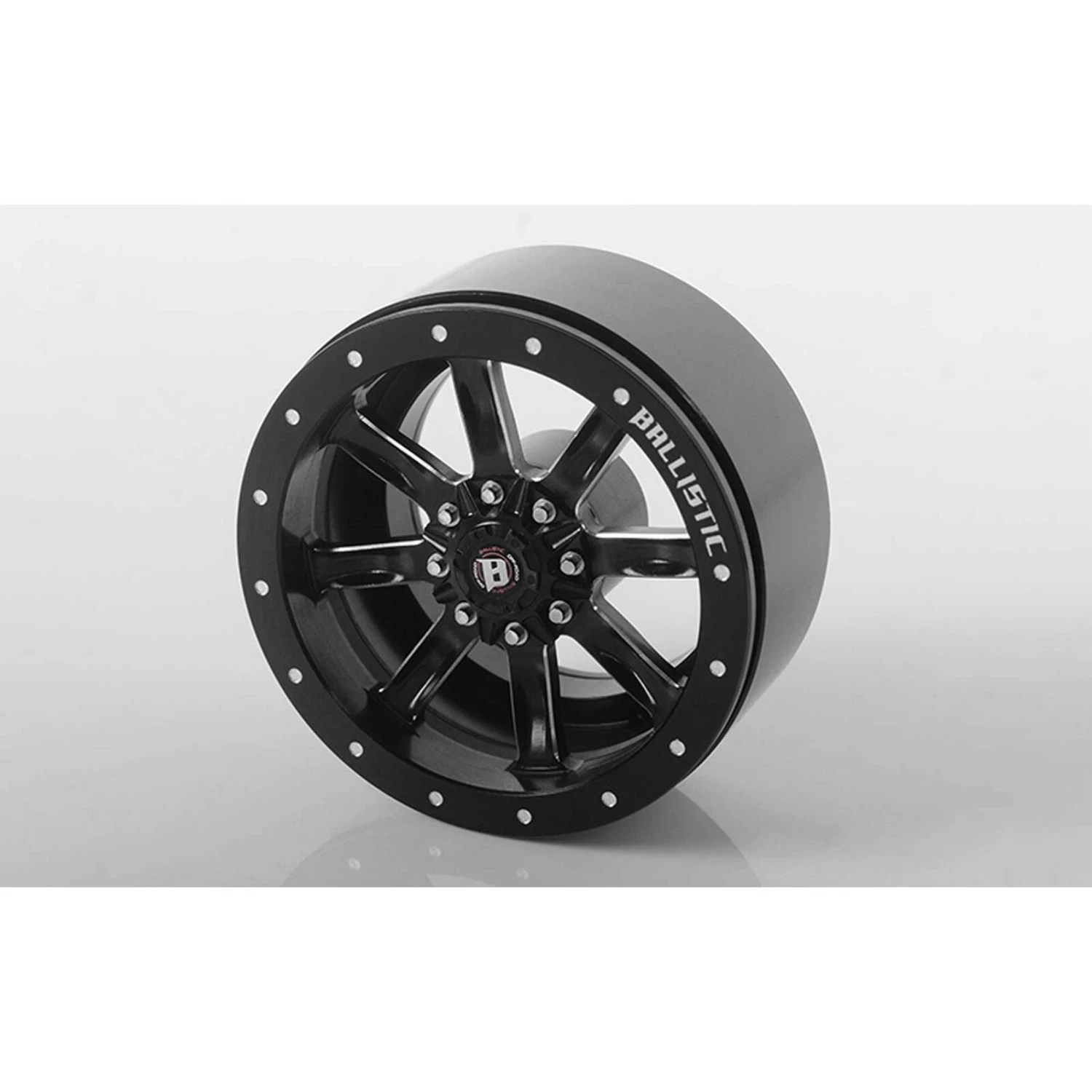 RC4WD Ballistic Off Road Rage 1.9 Beadlock Wheels Black (4)