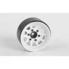 RC4WD OEM 6-Lug Stamped Steel 1.55" Beadlock Wheels, White (4)