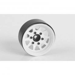 RC4WD OEM 6-Lug Stamped Steel 1.55" Beadlock Wheels, White (4)