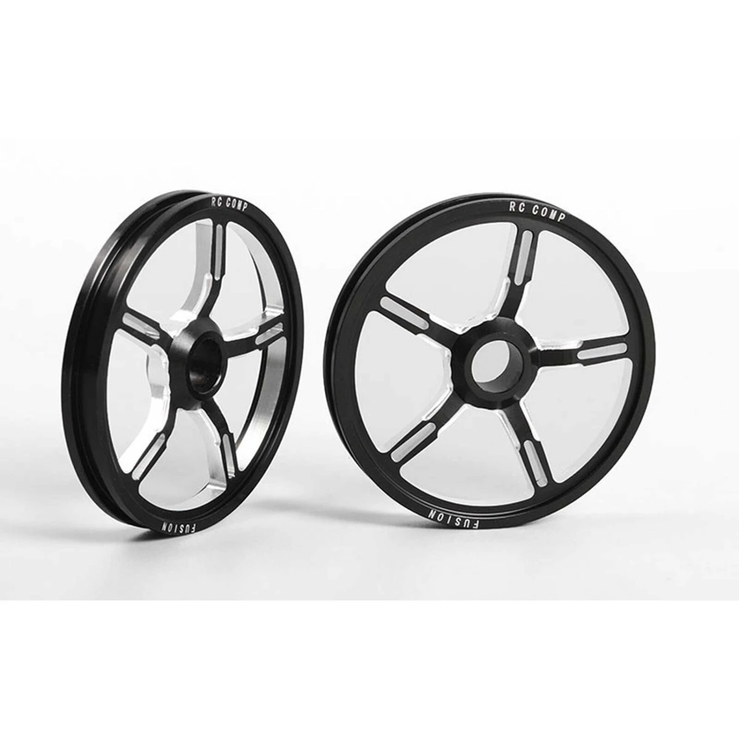 RC4WD RC Components Fusion Drag Race Front Wheels (2)