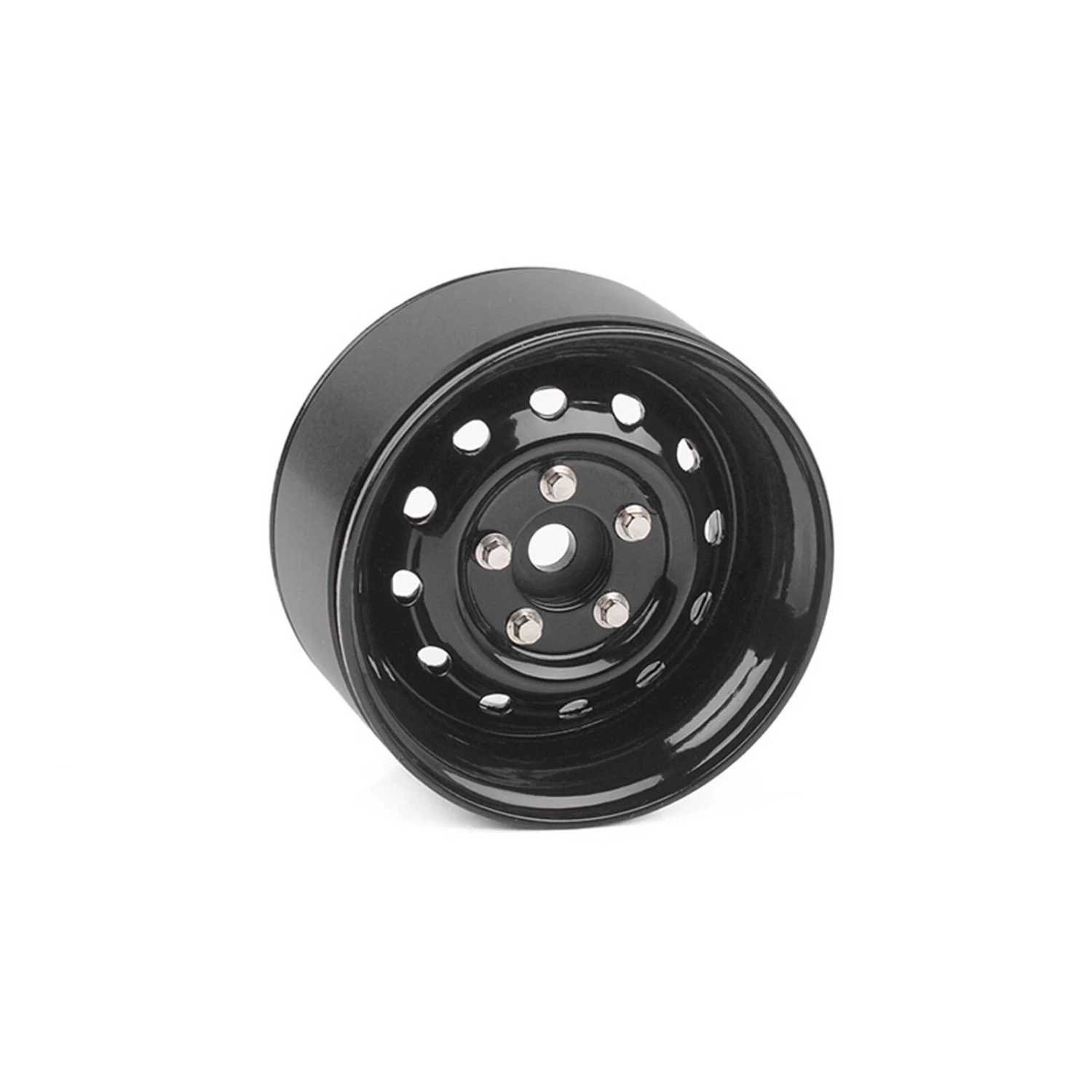 RC4WD Heritage Edition Stamped Steel 1.9 Wheels, Black (4)